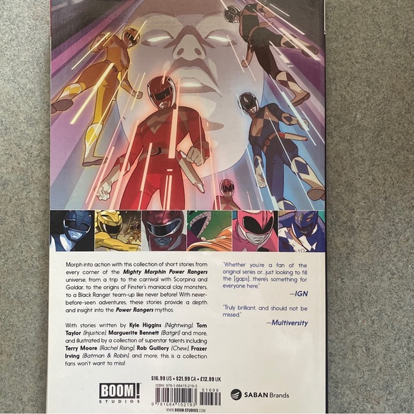 MIGHTY MORPHIN POWER RANGERS LOST CHRONICLES Kyle Higgins Taylor 2018 graphic - Picture 2 of 9